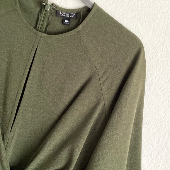 \Topshop\• Green Knot Dress - Picture 2 of 13